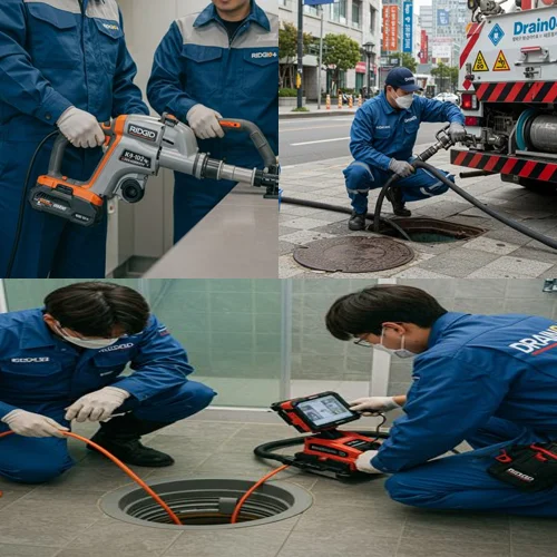 이목동 하수구 뚫음 하수도 신축 아파트