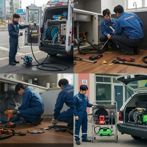 영퉁구 하수도 배수구 막힘 욕조 물빠짐