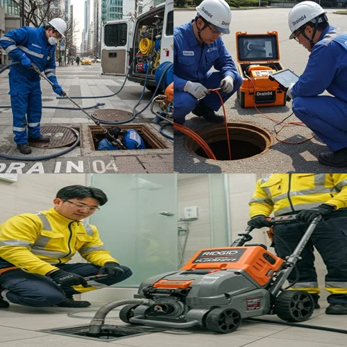 장안구 하수구 고압세척 횡주관 청소