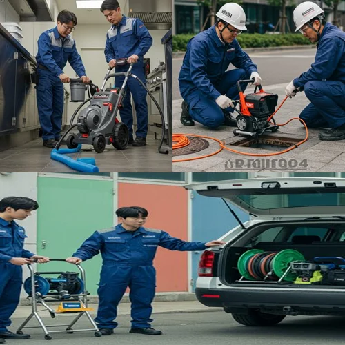 신풍동 싱크대 막힘 배수구 기름때 제거
