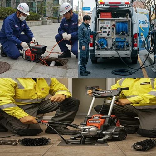 신풍동 싱크대 막힘 배수구 기름때 제거