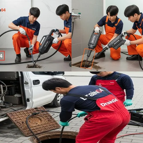 권선구 싱크대 막힘 배수구 배관 청소