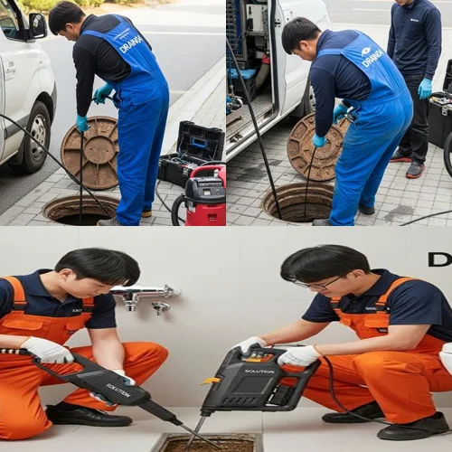 매교동 하수구 뚫음 하수도 재개발 지역