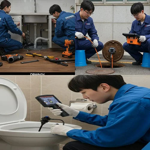 당수동 싱크대 막힘 배수구 아파트 단지