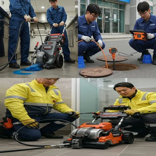 영퉁구 변기 막힘 수리 물티슈 막힘