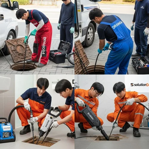 남수동 하수구 막힘 업체 주택가 하수구