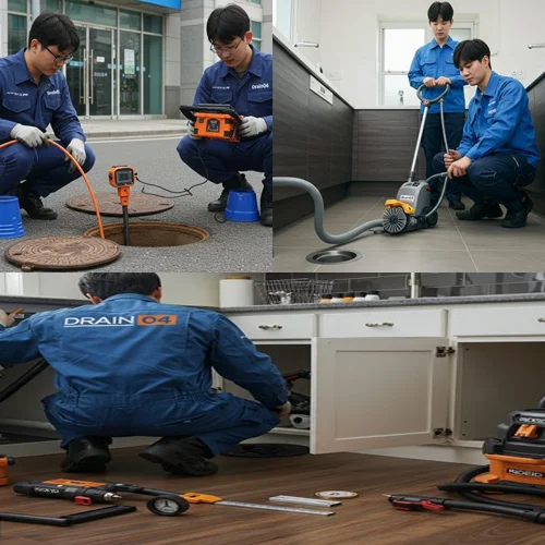 팔달구 싱크대 막힘 배수구 음식물 꽉