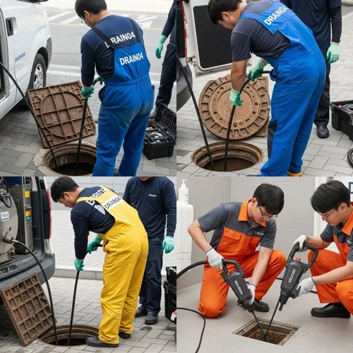 장안구 하수구 뚫음 하수도 종합운동장