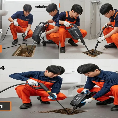 장안구 변기 막힘 수리 관통기 작업