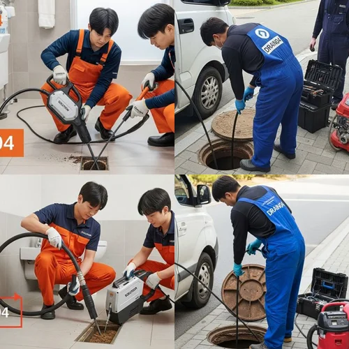 수원시 싱크대 막힘 배수구 역류 해결