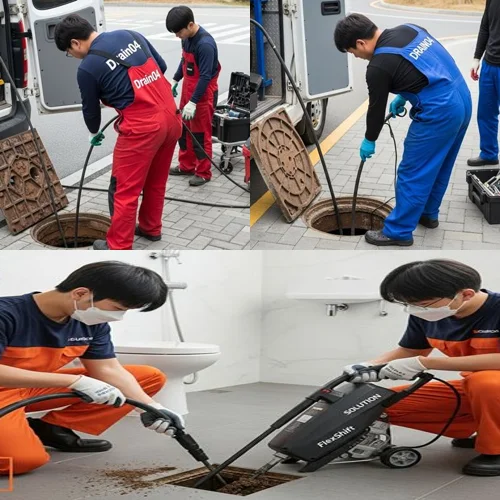 권선구 하수구 뚫는 업체 전문 장비