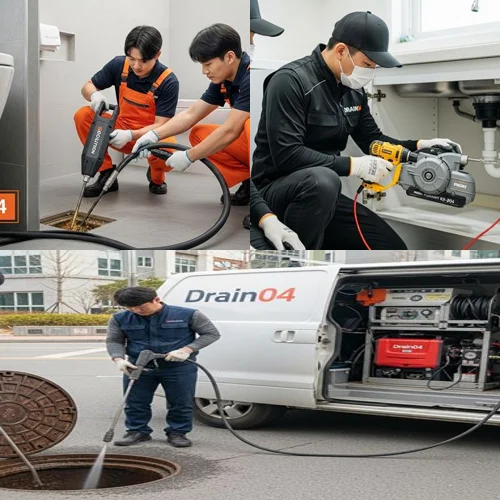 팔달구 하수구 뚫음 하수도 못골시장