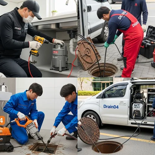 이의동 하수구 막힘 업체 경기대 후문