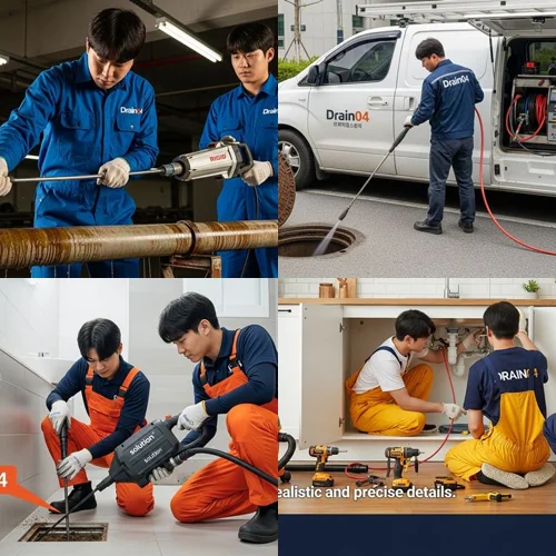 수원 싱크대 막힘 배수구 트랩 설치