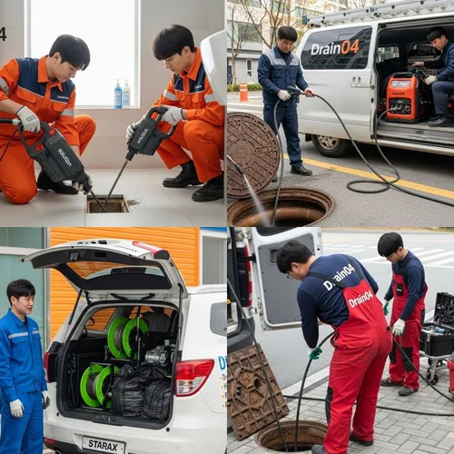 교동 하수구 막힘 업체 보건소 인근