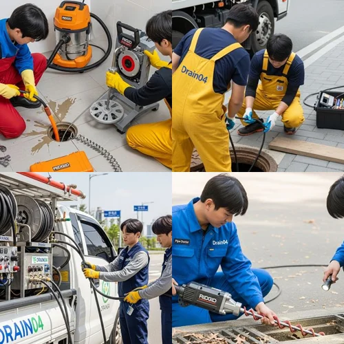 오목천동 하수구 뚫음 하수도 수인선