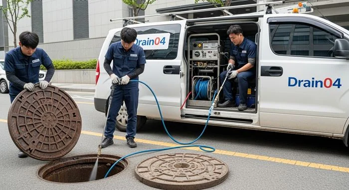 중동 하수구 막힘 업체 영동시장