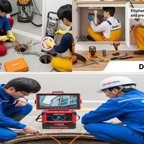 세류동 하수구 막힘 업체 빌라 주차장