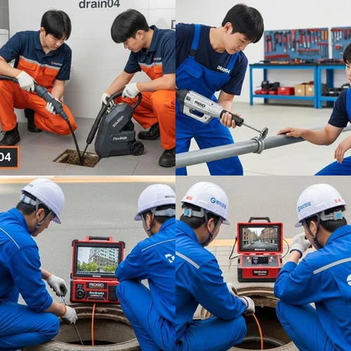 송죽동 배수구 막힘 빌라세탁기