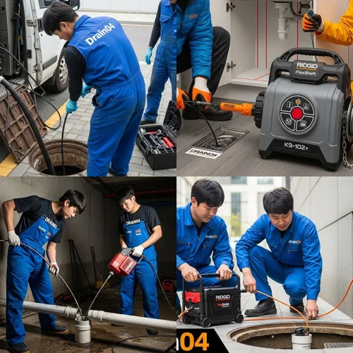 송죽동 배수구 막힘 빌라세탁기