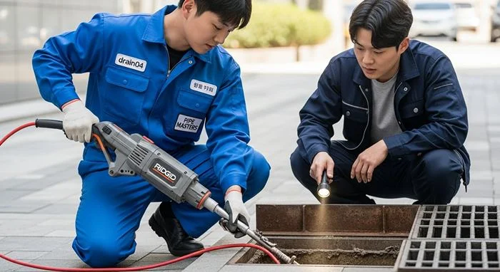 권선구 하수구막힘 빌라역류
