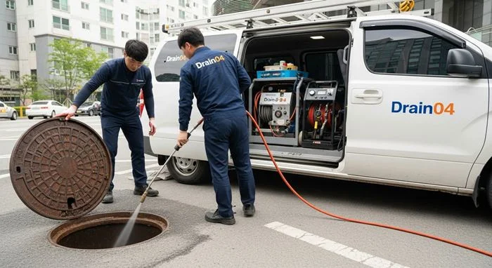 권선구 배수구 막힘 빌라세탁실
