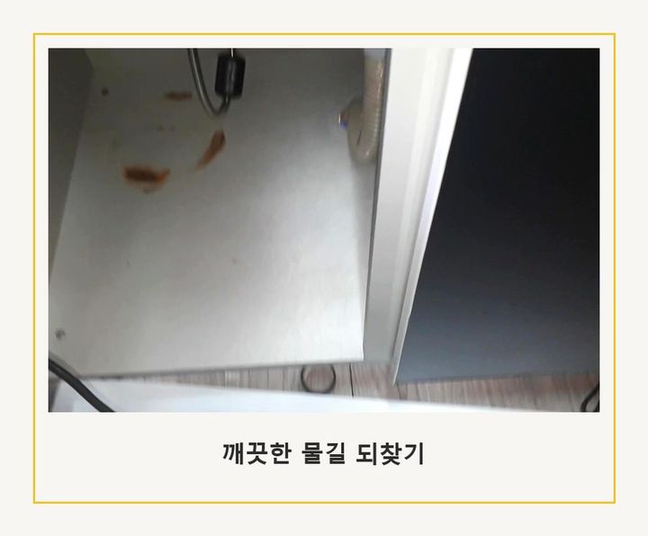 신풍동 하수구 업체 작업 현장